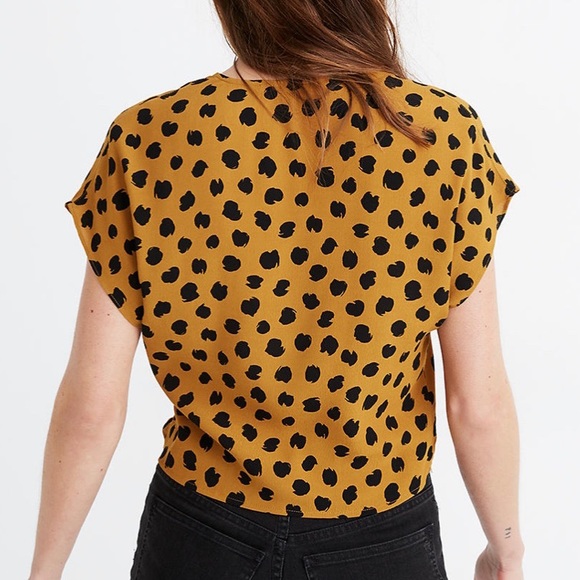 Madewell Kimono Wrap Style Sash Wrap-Tie Top NWT - Picture 3 of 4